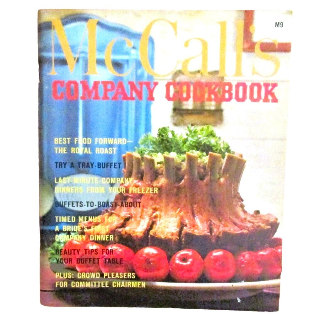 McCall’s Company Cookbook (1965) Vintage Recipes, Buffet Menus, Church Suppers